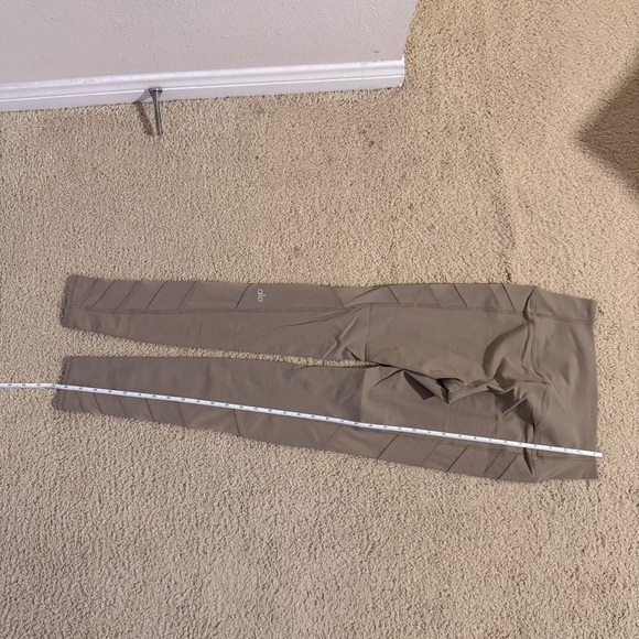 ALO Yoga Tan Mesh Leggings - Picture 4 of 9